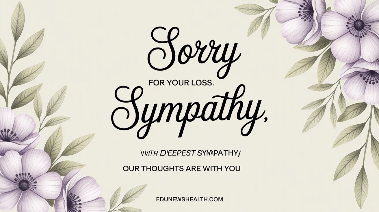 Heartfelt Sorry for Your Loss Messages That Truly Comfort 2026