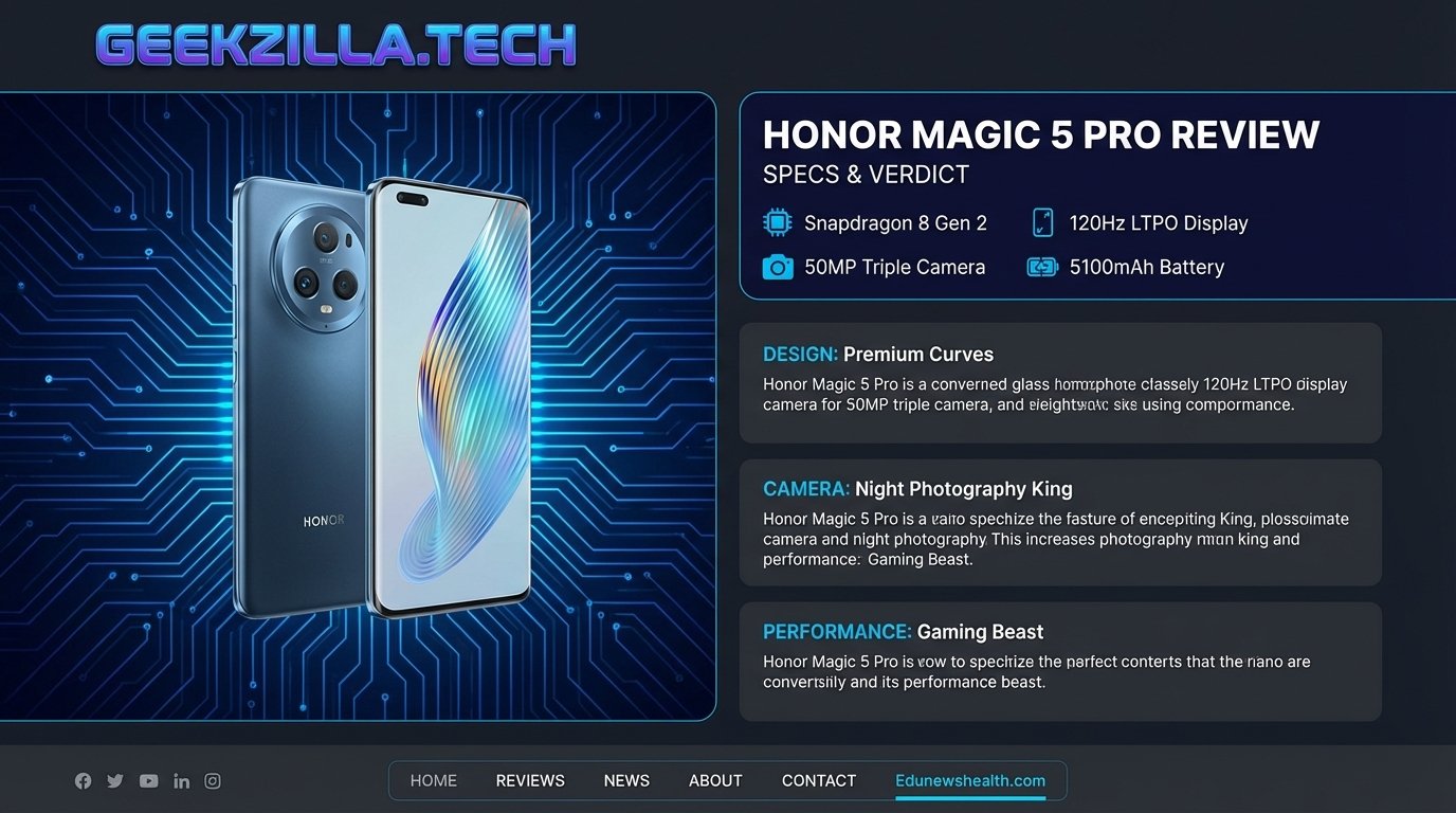 Discover Geekzilla.tech Honor Magic 5 Pro: Ultimate Power Unleashed