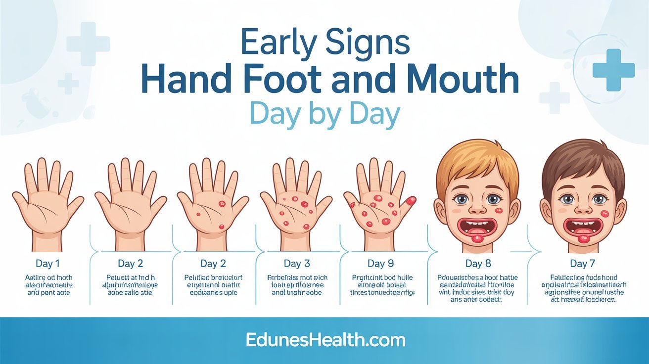 Early Signs Hand Foot and Mouth Day by Day Spread You Must Know