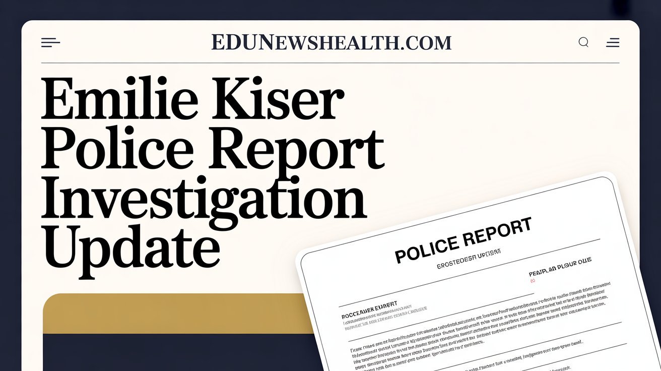 Emilie Kiser Police Report: An In-Depth Analysis