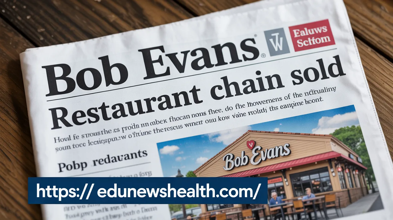 Bob Evans Restaurant Chain Sold: Shocking New Owner Revealed 2026