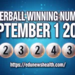 Powerball Winning Numbers September 1 2025