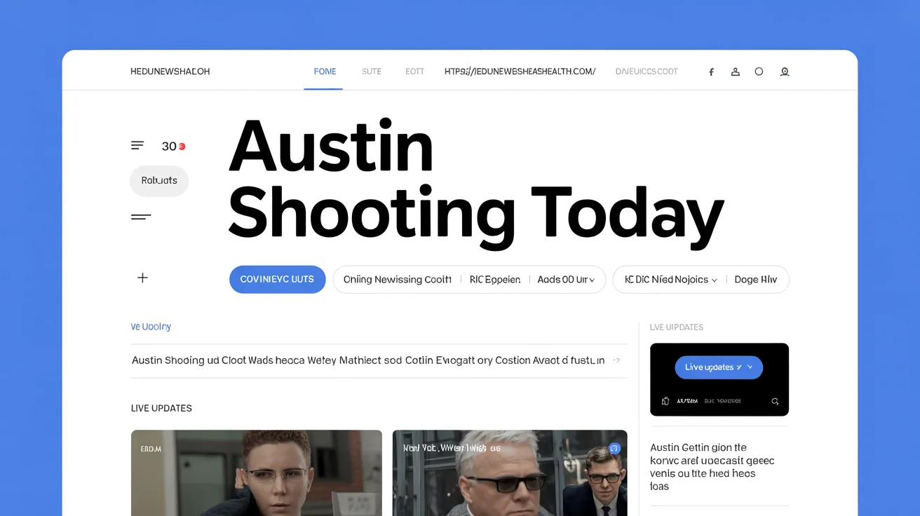 Austin Shooting Today: Shocking 19-Hour Spree Leaves City Shaken